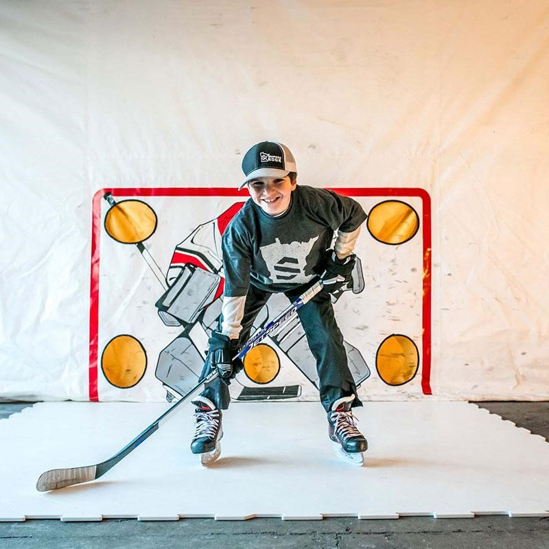 How to Make a Hockey Shooting Area at Home